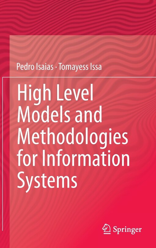 Front cover_High Level Models and Methodologies for Information Systems
