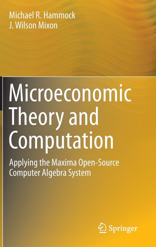 Front cover_Microeconomic Theory and Computation