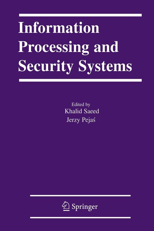 Front cover_Information Processing and Security Systems