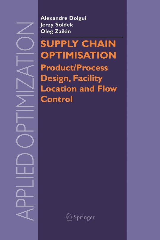 Front cover_Supply Chain Optimisation