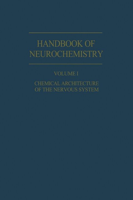 Front cover_Chemical Architecture of the Nervous System