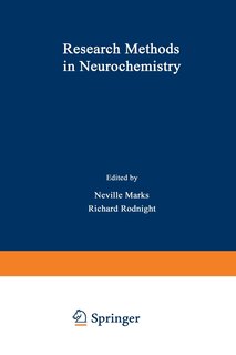 Front cover_Research Methods in Neurochemistry