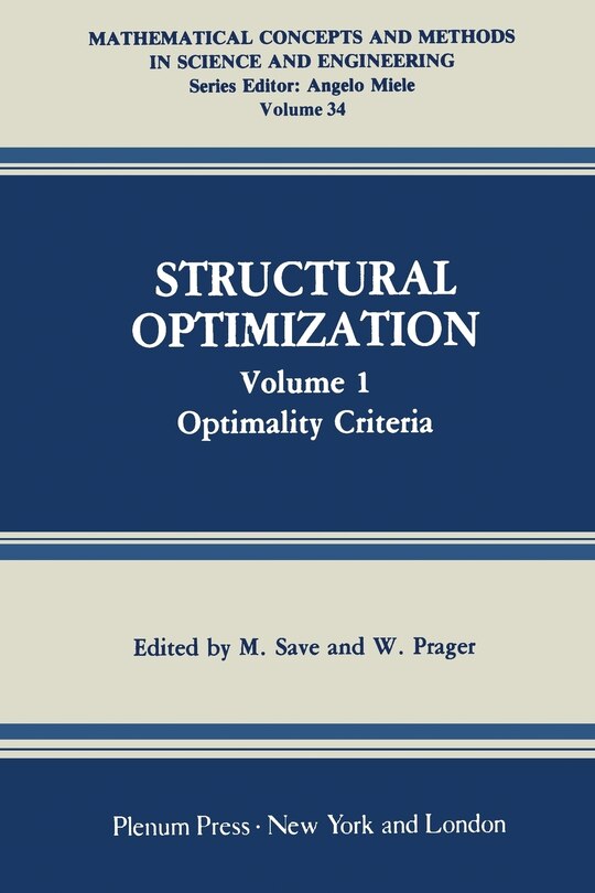 Front cover_Structural Optimization