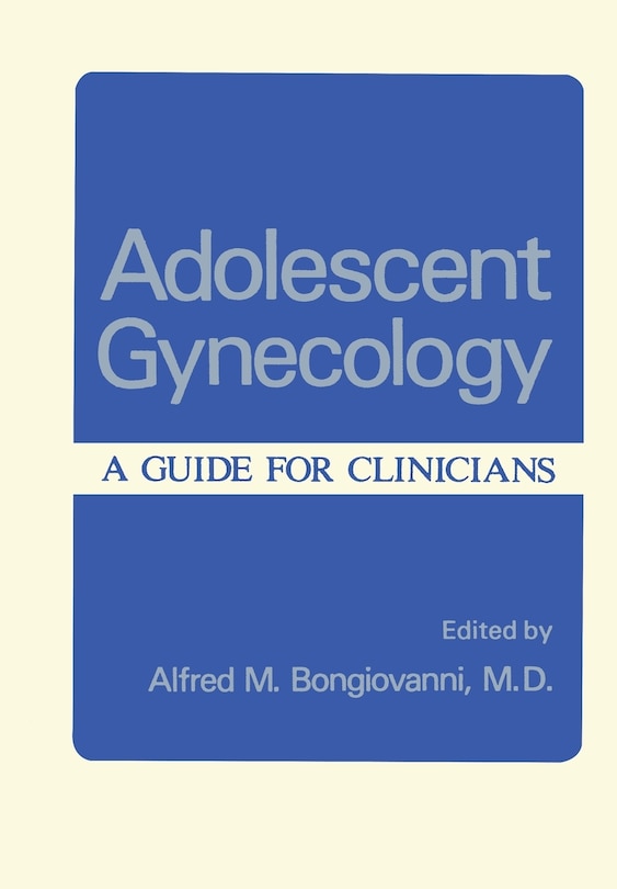 Front cover_Adolescent Gynecology