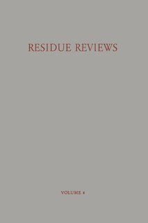 Couverture_Residue Reviews / Rückstands-Berichte