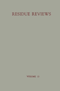Front cover_Residue Reviews
