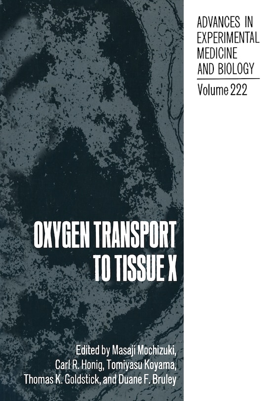 Couverture_Oxygen Transport to Tissue X