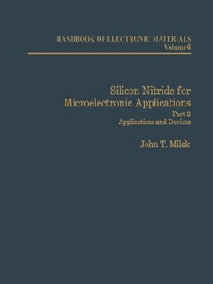Front cover_Silicon Nitride for Microelectronic Applications
