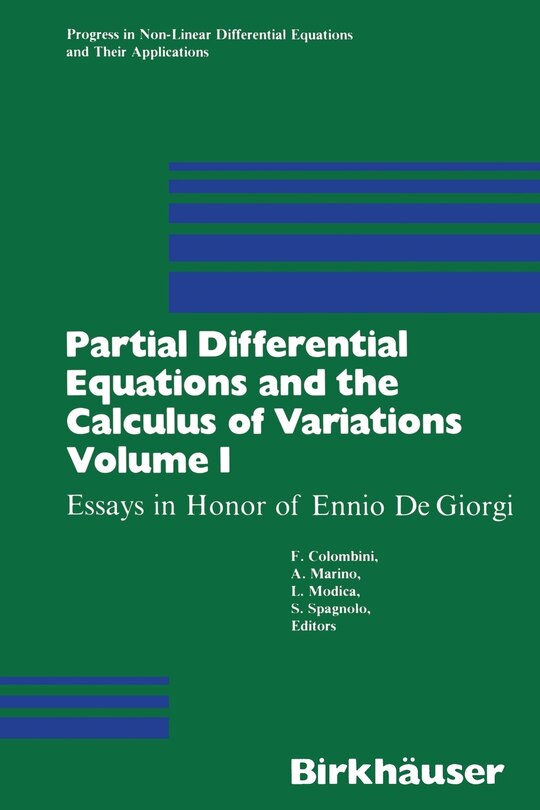 Couverture_Partial Differential Equations and the Calculus of Variations
