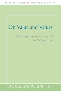 Front cover_On Value And Values