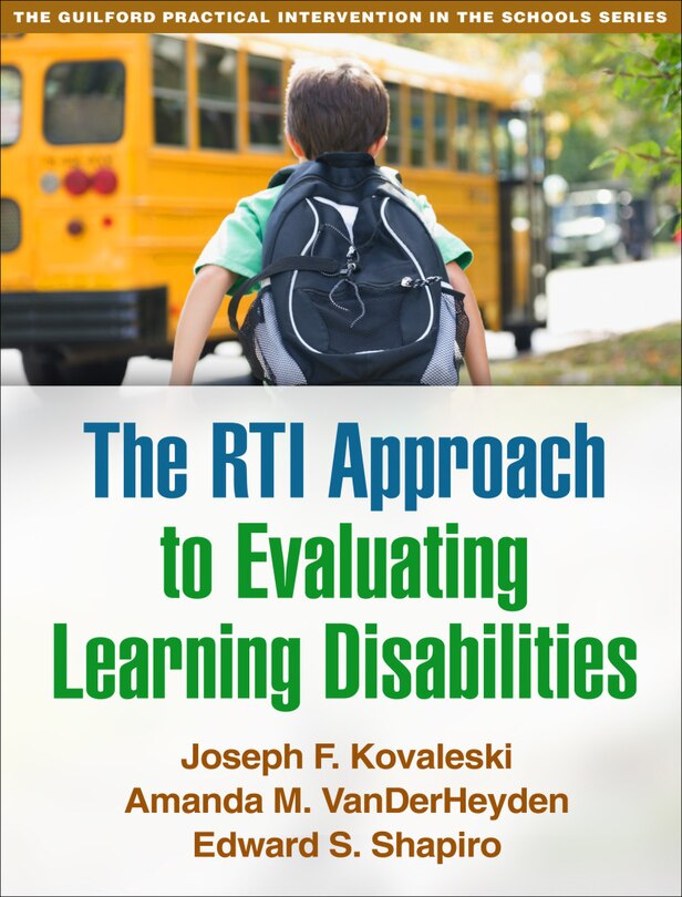 Front cover_The Rti Approach To Evaluating Learning Disabilities