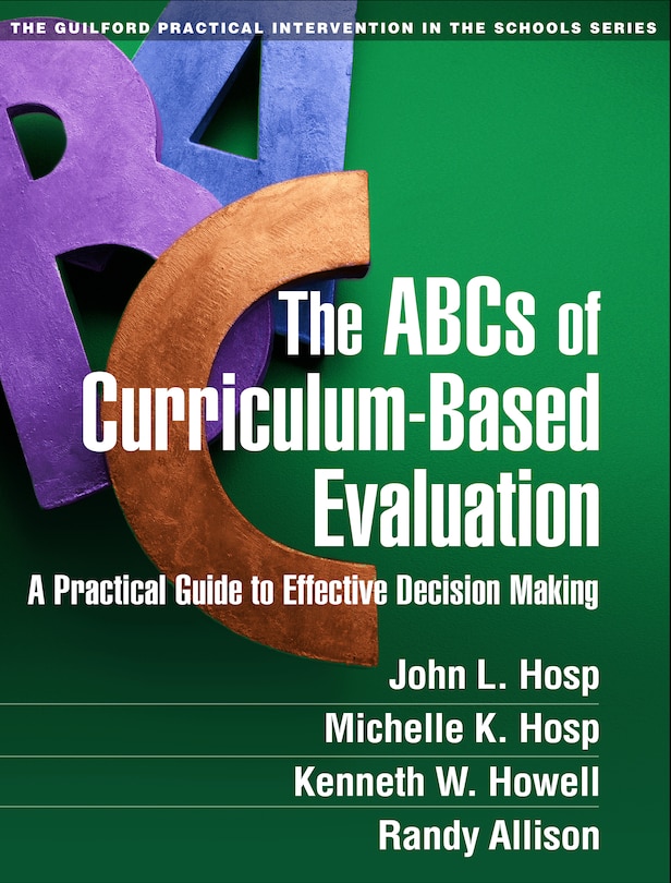 Couverture_The Abcs Of Curriculum-based Evaluation