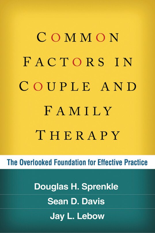 Front cover_Common Factors In Couple And Family Therapy