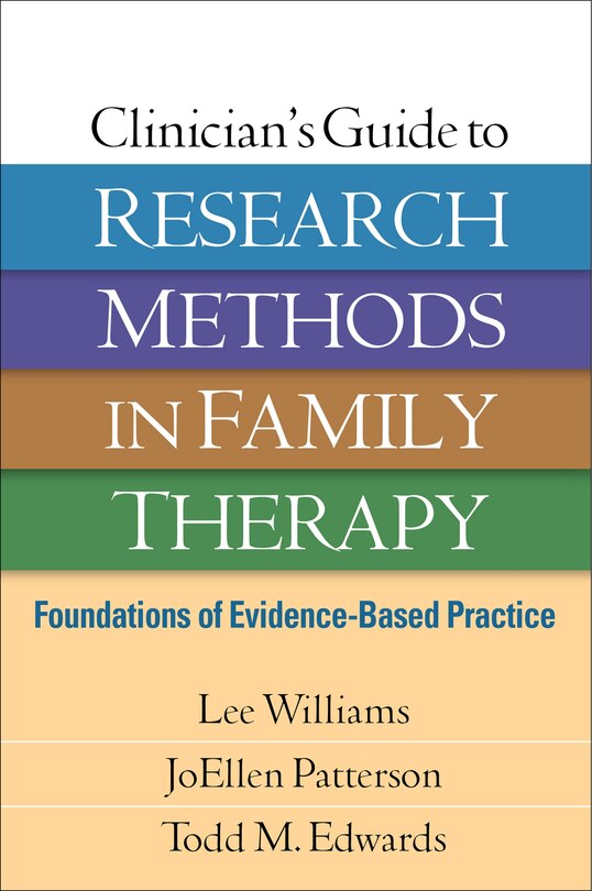 Front cover_Clinician's Guide To Research Methods In Family Therapy
