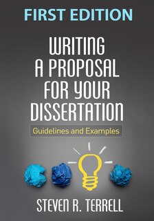 Couverture_Writing A Proposal For Your Dissertation