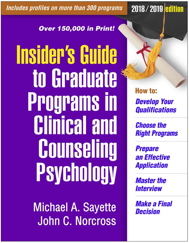 Front cover_Insider's Guide To Graduate Programs In Clinical And Counseling Psychology