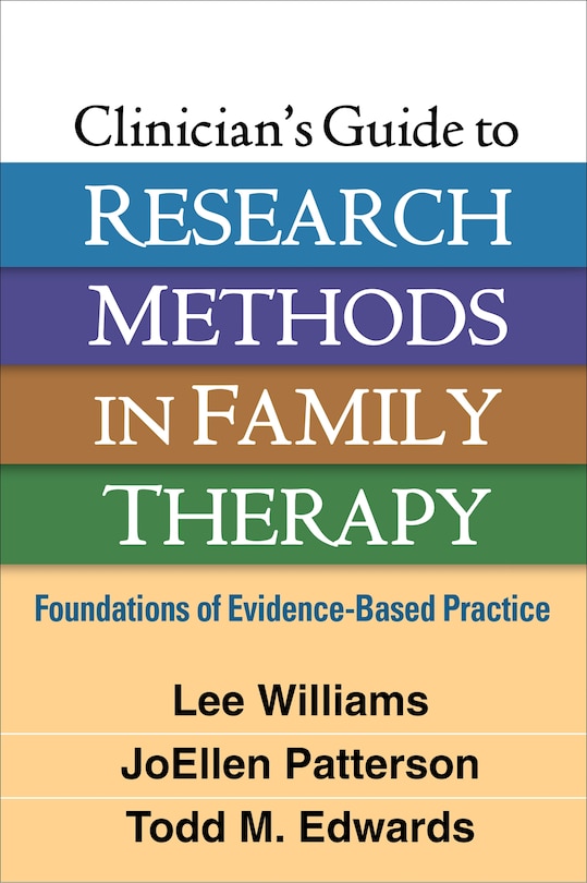 Front cover_Clinician's Guide To Research Methods In Family Therapy