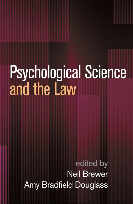 Front cover_Psychological Science And The Law