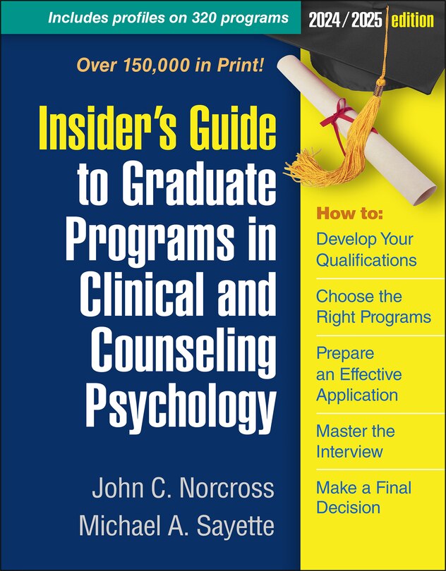 Front cover_Insider's Guide to Graduate Programs in Clinical and Counseling Psychology