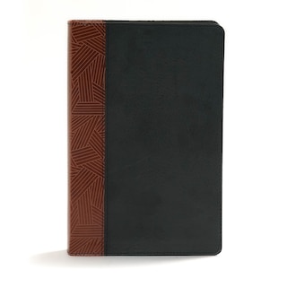 Front cover_Csb Rainbow Study Bible, Black/tan Leathertouch, Indexed