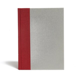 Front cover_Kjv Study Bible, Crimson/gray Cloth Over Board