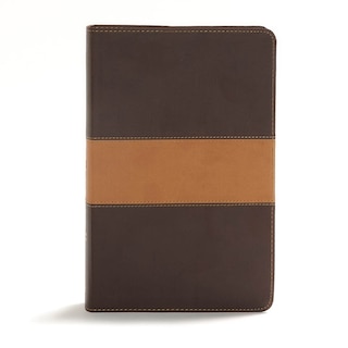 Front cover_CSB DISCIPLE'S STUDY BIBLE, BROWN/TAN LEATHERTOUCH