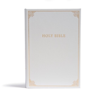 Couverture_CSB Family Bible, White Bonded Leather Over Board