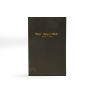 Couverture_Csb Pocket New Testament With Psalms, Black Trade Paper