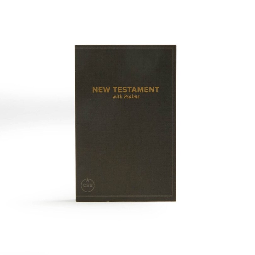 Couverture_Csb Pocket New Testament With Psalms, Black Trade Paper