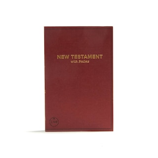 Couverture_Csb Pocket New Testament With Psalms, Burgundy Trade Paper