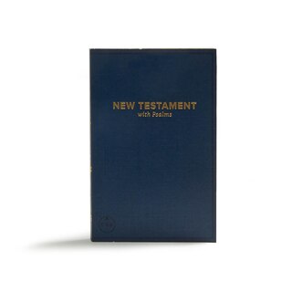 Front cover_Csb Pocket New Testament With Psalms, Navy Trade Paper