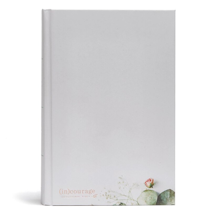Front cover_CSB (in)courage Devotional Bible, Gray Hardcover