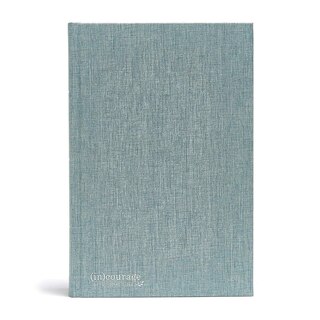 Front cover_CSB (in)courage Devotional Bible, Green Cloth Over Board