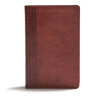 Front cover_Csb Everyday Study Bible, British Tan Leathertouch