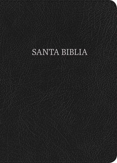Couverture_Nvi Biblia Compacta Letra Grande Negro, Piel Fabricada Con Índice
