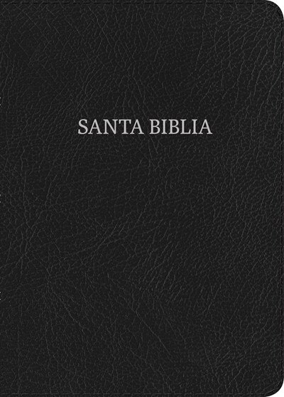 Couverture_Nvi Biblia Compacta Letra Grande Negro, Piel Fabricada Con Índice