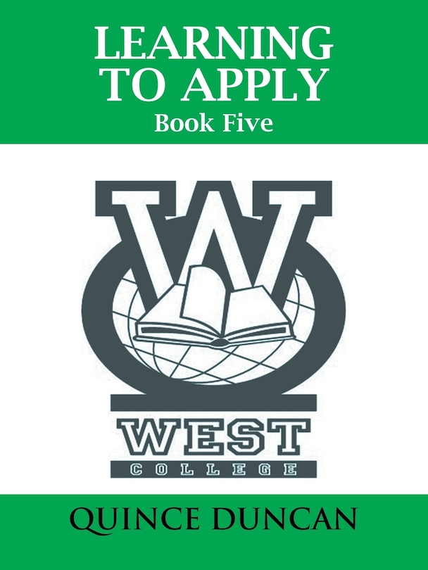 Front cover_Learning To Apply