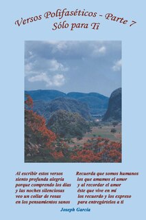 Front cover_Versos Polifaseticos Parte VII, Solo Para Ti