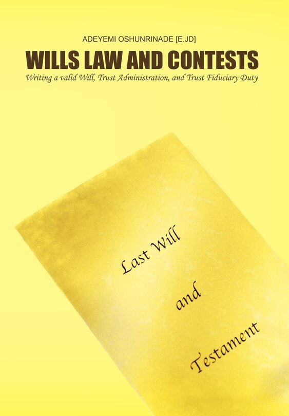 Front cover_Wills Law And Contests