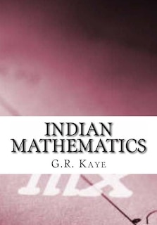 Front cover_Indian Mathematics