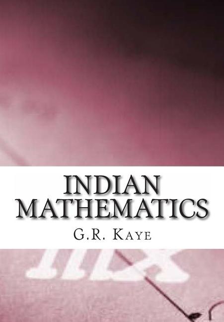 Front cover_Indian Mathematics