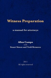Front cover_Witness Preparation