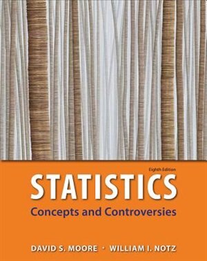 Couverture_Statistics: Concepts & Controversies (loose Leaf) & Eesee Access Card