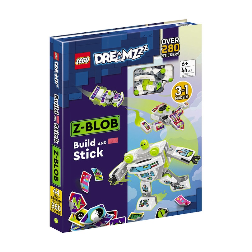 Front cover_LEGO® DREAMZzz™ Build and Stick: Z-Blob