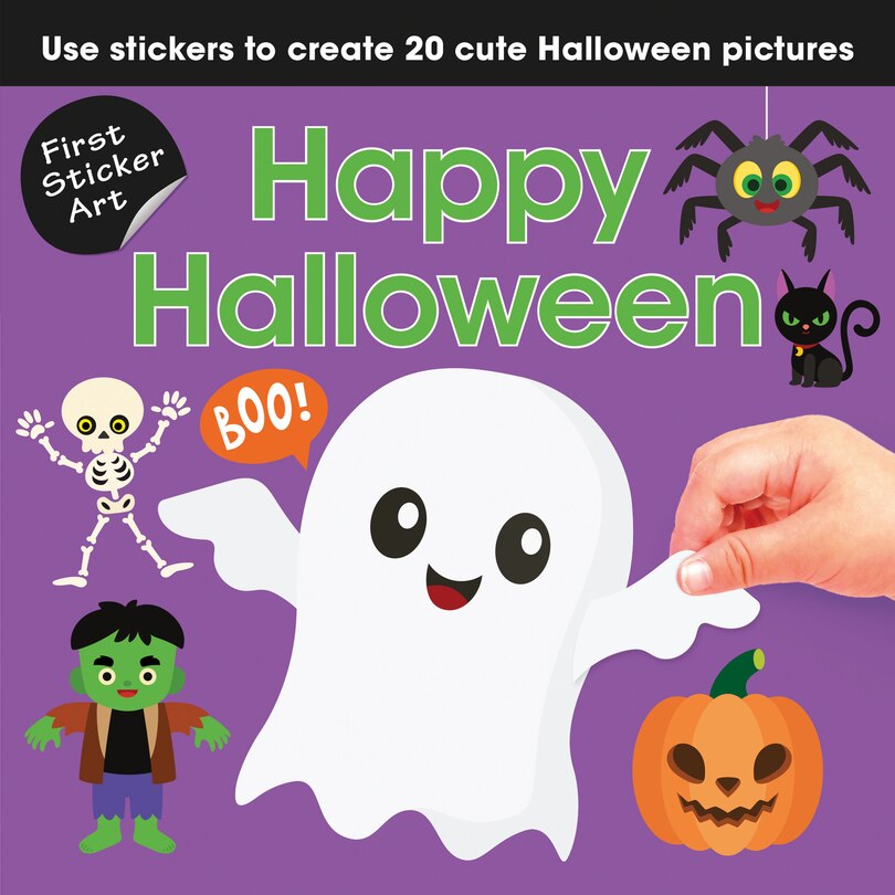 Couverture_First Sticker Art: Happy Halloween