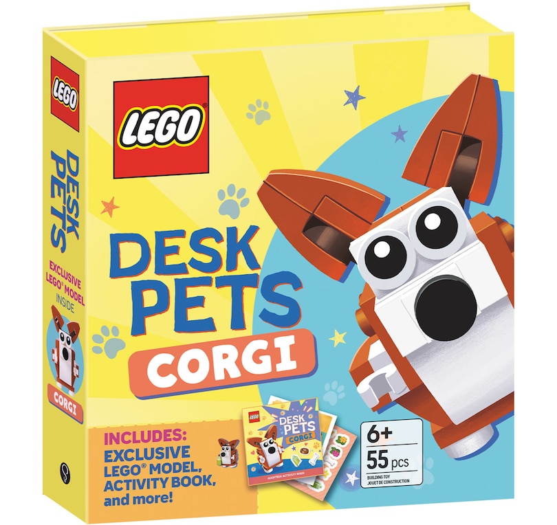 Front cover_LEGO&reg; Books. Desk Pets: Corgi
