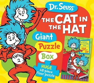 Dr. Seuss Thing One & Thing Two Giant Puzzle Box: Huge 48-piece Floor Puzzle