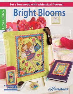 Front cover_Bright Blooms Cross Stitch