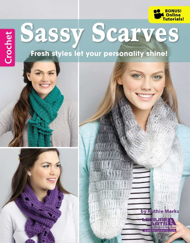 Couverture_Crochet Sassy Scarves