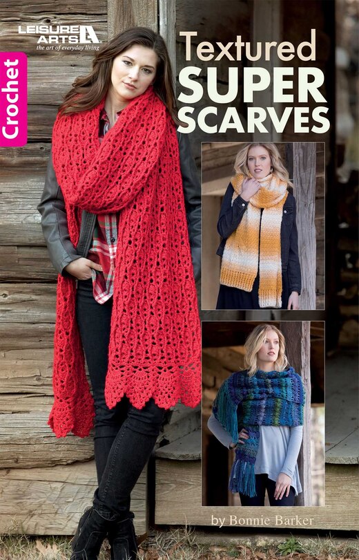 Couverture_Textured Super Scarves Crochet